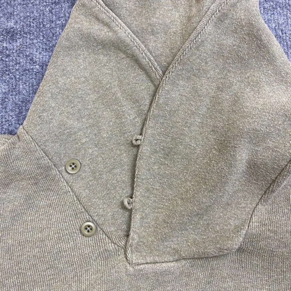 Polo Ralph Lauren Cowl Neck Henley Sweater Mens XL Preppy Hipster Pony‎ Cotton